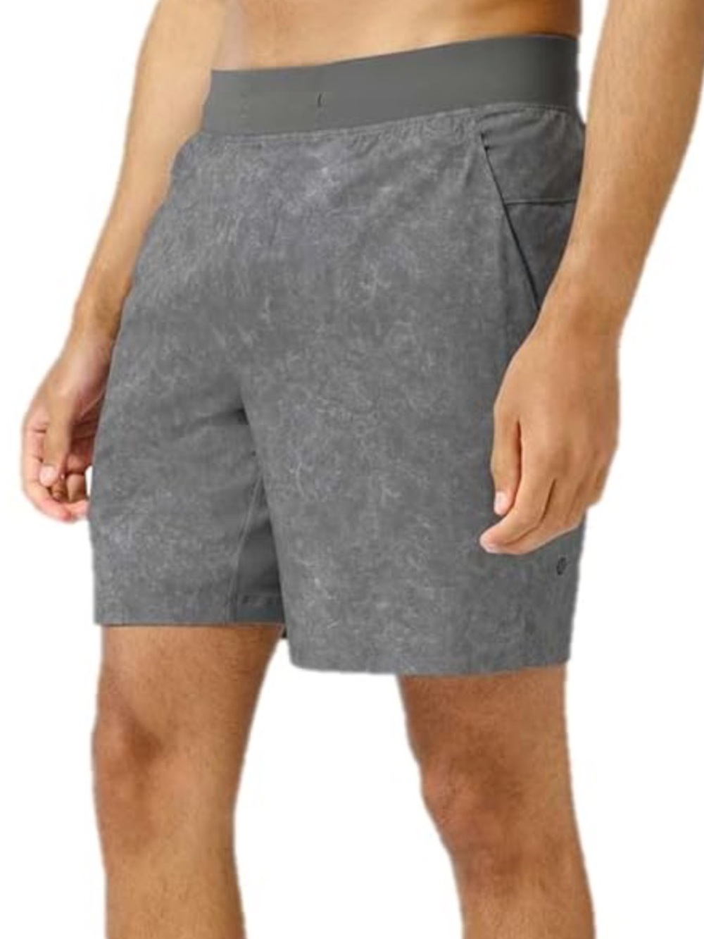 Men's Lululemon Athletica T.H.E. Shorts in Gravel Dust Acid Athletic Shorts XL